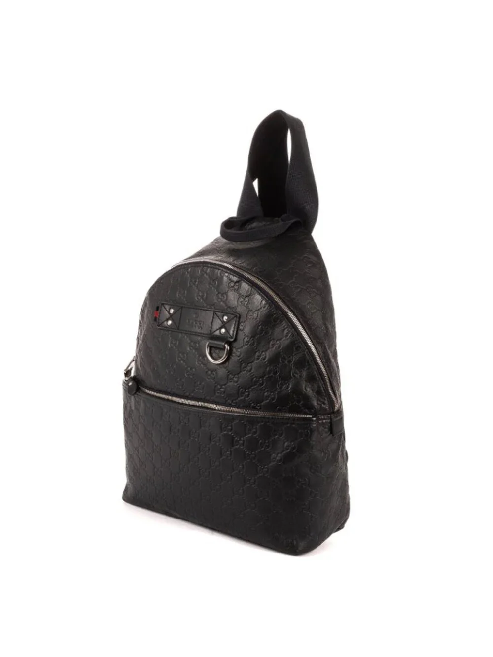 Gucci Rider Backpack Navy Guccissima - Picture 2 of 11